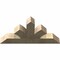 Ekena Millwork Richland Rough Sawn Timber Gable Bracket, Douglas Fir, 48"W x 24"H x 6"D x 6"F, 12/12 Pitch GBW048X24X0606RIC00RDF - alternate 3